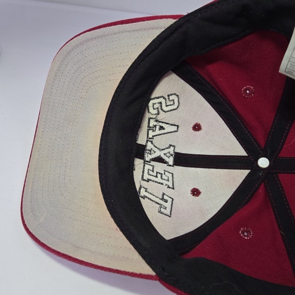 Vintage 90s Texas A&M Aggies Nike Snapback Cap Hat Swoosh Logo Taiwan Gig 'Em OS - Picture 7 of 8